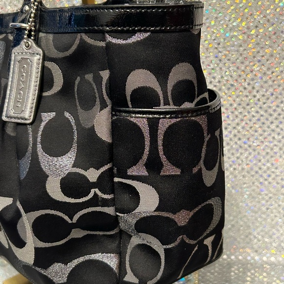 Coach Black and Gray Tote Bag - Picture 3 of 16